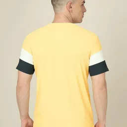 Technosport SS'24 Colourblocked Round Neck Short Sleeves MATPIQ Slim Fit T-shirt image 2