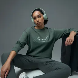 Technosport Green Polyester Crew Neck Full Sleeves Sweatshirt-picture-20