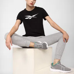 Reebok Vector Graphic Printed Pure Cotton T-Shirt image 5