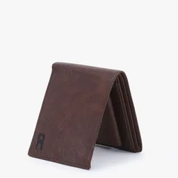 Dezire Crafts Men Brown Textured PU Two Fold Wallet image 2