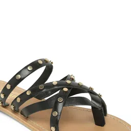 Tao Paris WANDERLUST By Seema K Sajdeh Women Embellished Open Toe Flats image 5