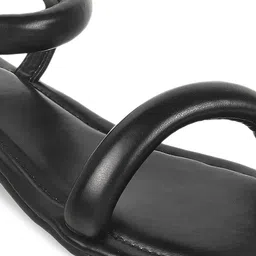 Metro Women Synthetic Ankle Loop Open Toe Flats image 5