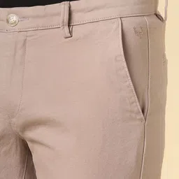 Allen Solly Men Mid-Rise Textured Slim Fit Trousers image 5