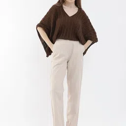 RAREISM Women Tailored High-Rise Joggers Trousers-image-17