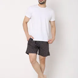 UnderJeans by Spykar Men Pack Of 2 Printed Cotton Boxers image 4