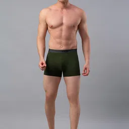 UnderJeans by Spykar Pack Of 2 Mid Rise Trunks image 2