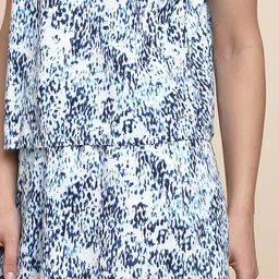 Van Heusen Abstract Printed Shoulder Straps Night Suit image 5