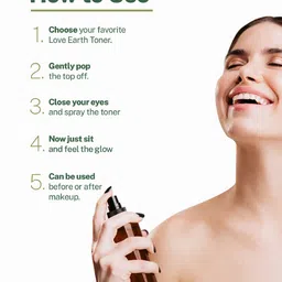 LOVE EARTH Multipot Lip-Cheek-Eyelid Tint 8g & Rajni Gandha Face Toner 100ml image 3