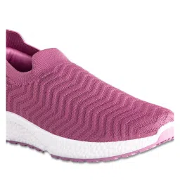 neemans Neeman's Purple Flow Weave Slip On Sneakers image 5
