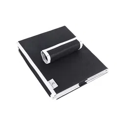 Kuber Industries Black Non Woven Hanging 4 Shelves Foldable Wardrobe image 3