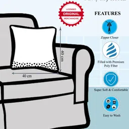 Marvel Kids Red & Green Avengers Printed Filled Square Cushion With Cover image 4