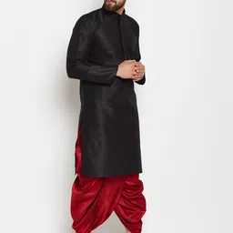 ROYAL KURTA Men Solid Straight Kurta with Dhoti Pants image 3