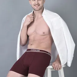 Dollar Bigboss Pack of 2 Combed Cotton Classy Trunks image 2