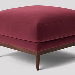 home lifestylez Klee Ottoman Color in Dark Grey image 1