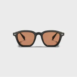 SAM AND MARSHALL Dario UV Protected Square Orange Sunglasses-image-97