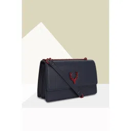 Allen Solly Women Casual Solid Navy Blue Sling Bag-picture-13