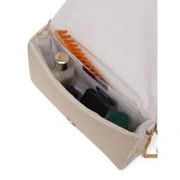 Fabbhue Women's White Hand Embellished Box Clutch-picture-11