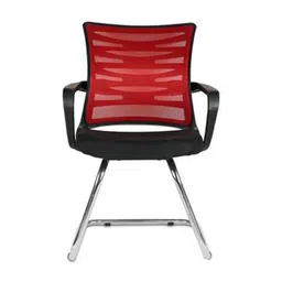 furniturstation Shirlyn Leatherette Study Chair in White Colour image 2