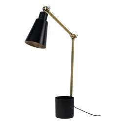shoppeefry Designer Black and Gold Study Lamp With Metal Base image 5
