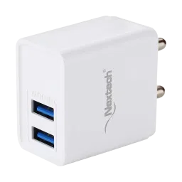 Nextech 3.1A Travel Charger (NTU27UC, White) image 4