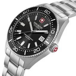 SWISS MILITARY HANOWA Men Dial & Stainless Steel Bracelet Style Straps Analogue Watch SMWGH0004903 image 5