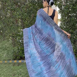 Rangtulika Ethnics Silk Blend Ready to Wear Saree image 2