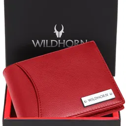 WildHorn Men Leather Two Fold Wallet image 1