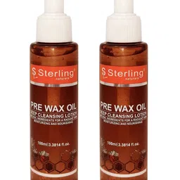 Sterling Naturals Set Of 2 Non-Greasy Formula Pre Wax Oil - 100 ml Each-image-8