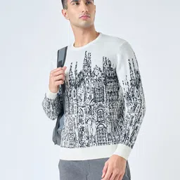 Peregrine by Pantaloons Men Printed Pullover-picture-31