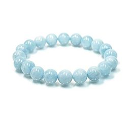 EDMIRIA Unisex Blue Wood Elasticated Slip-On Bracelet-picture-34