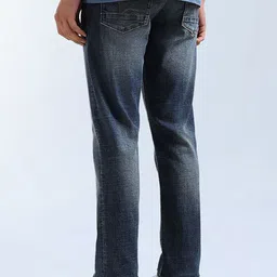 Flying Machine Men Straight Fit Mid-Rise Light Fade Whiskered Jeans image 4