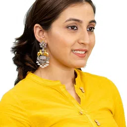 Shining Jewel - By Shivansh Contemporary Drop Earrings-picture-37