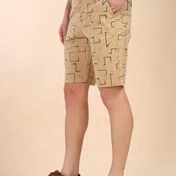 Thomas Scott Men Geometric Printed Mid-Rise Chino Shorts image 2