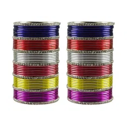 Vidhya Kangan Set Of 86 Stones Studded Bangles-picture-17