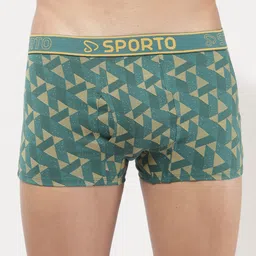 SPORTO Men's Printed Pure Cotton TrunksSP-TR-M1021-PB-XL-1P-picture-12