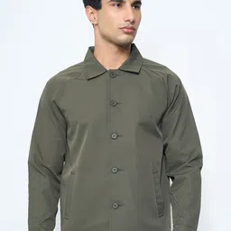 Peregrine by Pantaloons Men Spread Collar Solid Tailored Jacket image 4