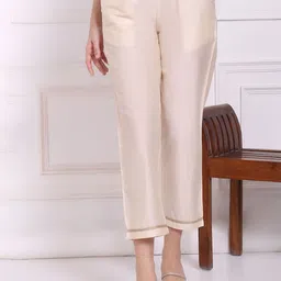 W Women Slim Fit Trousers-picture-57