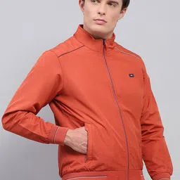 Monte Carlo Men Mock Collar Solid Casual Sporty Jacket image 3