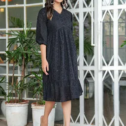 SIDDHANAM Fit & Flare Dress image 1