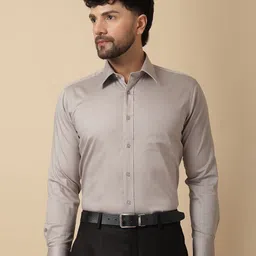 Givo Men Slim Fit Solid Spread Collar Cotton Formal Shirt-picture-20