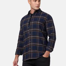 Pepe Jeans Men Classic Fit Tartan Checked Spread Collar Cotton Casual Shirt image 3