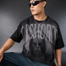 The Souled Store Men Harry Potter Graphic Printed Pure Cotton Oversized T-shirt-picture-50