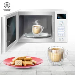 Treo Transparent Solid Borosilicate Glass Glossy Cups and Mugs image 3