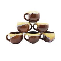 laghima jadon Multicoloured Textured Ceramic Glossy Mugs Set of Cups and Mugs-picture-33