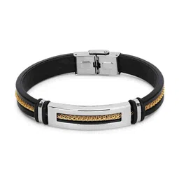 Fashion Frill Men Gold-Plated Cuff Bracelet image 5