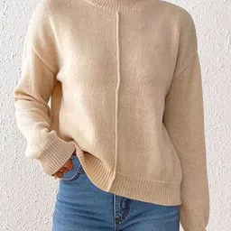 StyleCast x Revolte Women High Neck Pullover Sweater-image-55