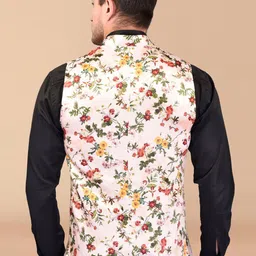 PRINTINDIA Men Printed Nehru Jacket image 3
