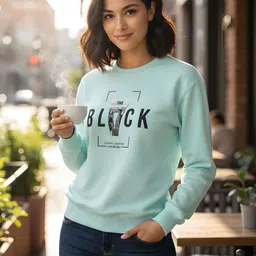 Shopifyy Women Printed Sweatshirt image 3