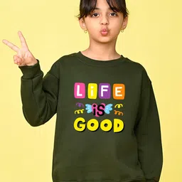 NUSYL Girls Printed Sweatshirt-image-82