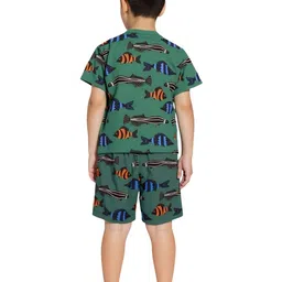 Thiya Boys Animal Printed Short Sleeves T-Shirt With Shorts image 2